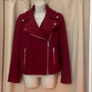 Tommy Hilfiger red wool jacket size 2